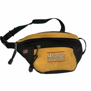Jeep yellow travel equipment Fanny pack